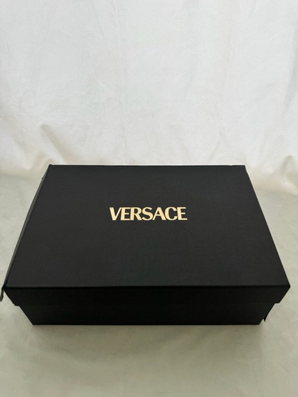 Versace Gift Box Storage Cardboard Black 8" x 11" x 4"